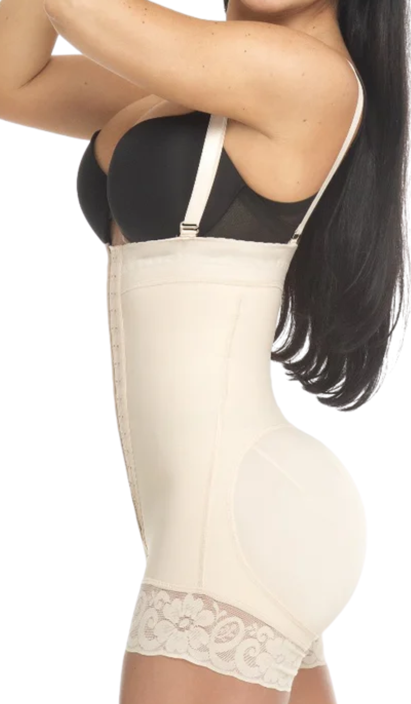 Faja Strapless con Ganchos Extra Corta Ref.1391