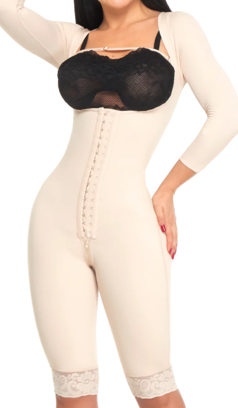 Faja Larga Suave con Manga Ref.1403